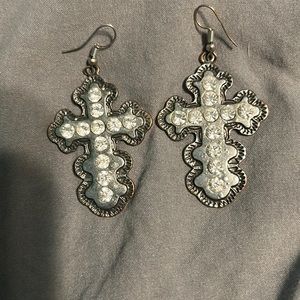 Cross earrings